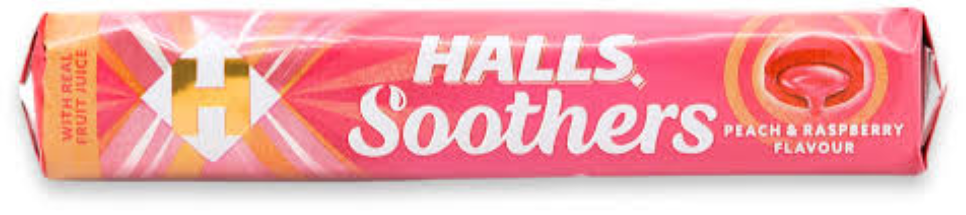 HALLS SOOTHERS PEACH & RASPBERRY 45G